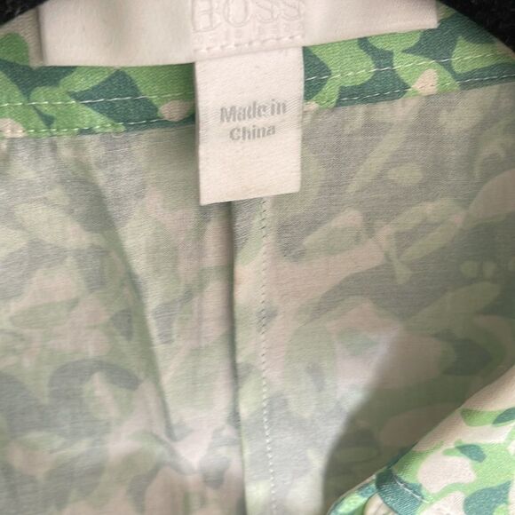 SHIRT DRESS IN COTTON AND SILK WITH FLORAL PRINT - Picture 12 of 14